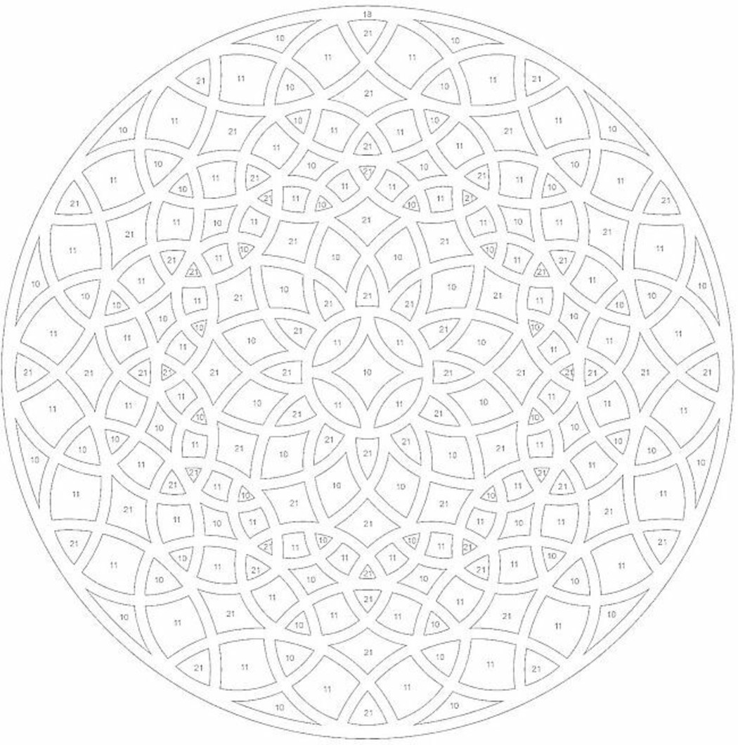 Disegni da Colorare difficili per adulti mandala 7481