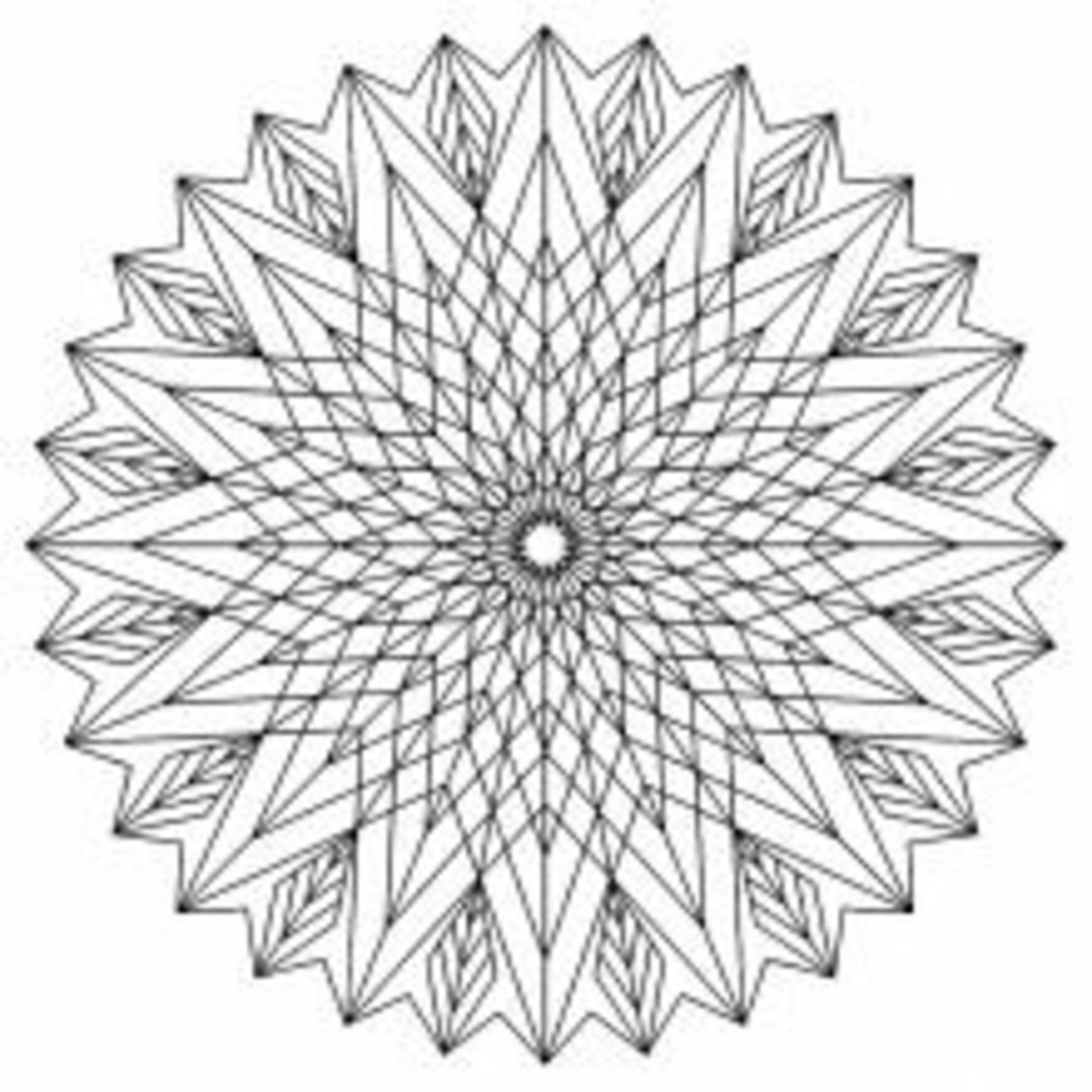 Disegni da Colorare mandala 5604