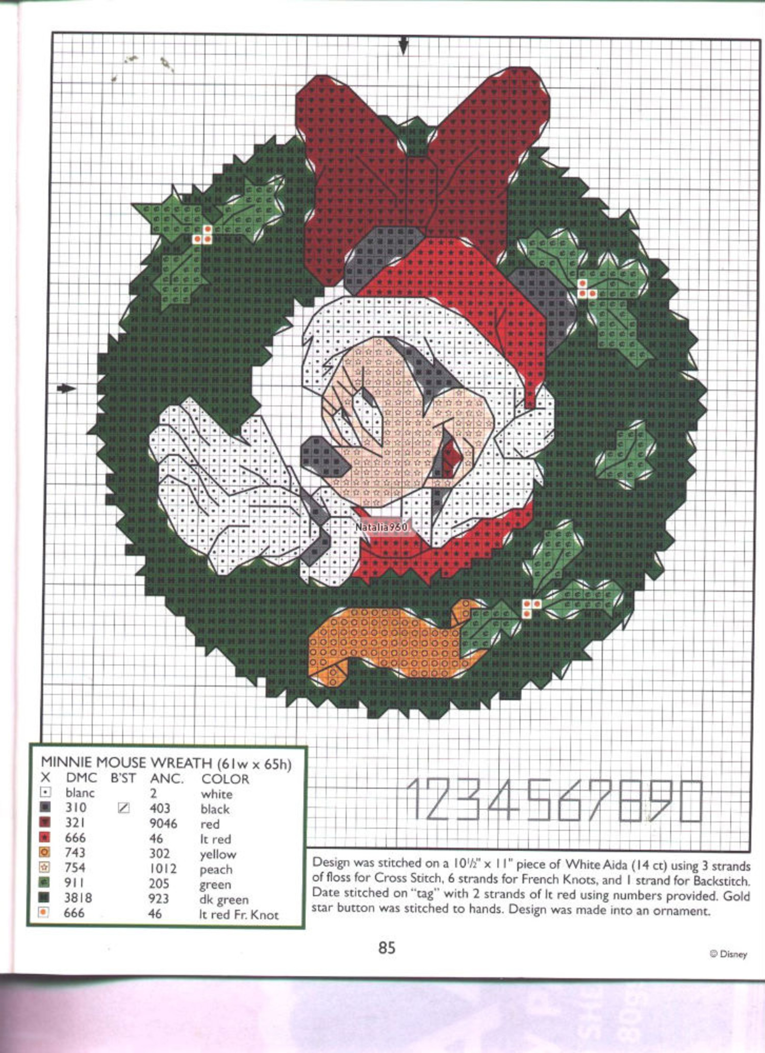 Disney Natale schemi punto a croce (3)