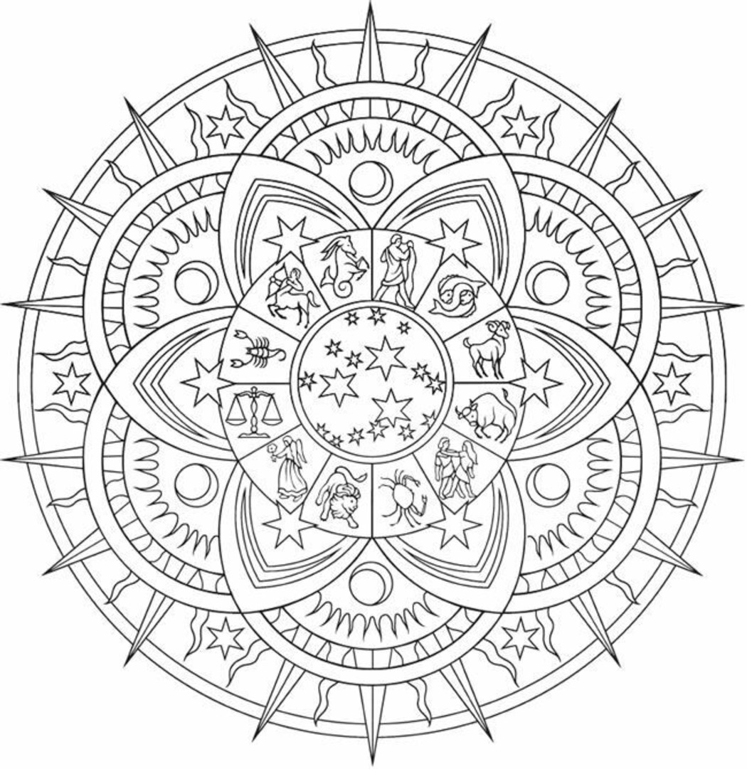 Mandala da colorare difficili 8246