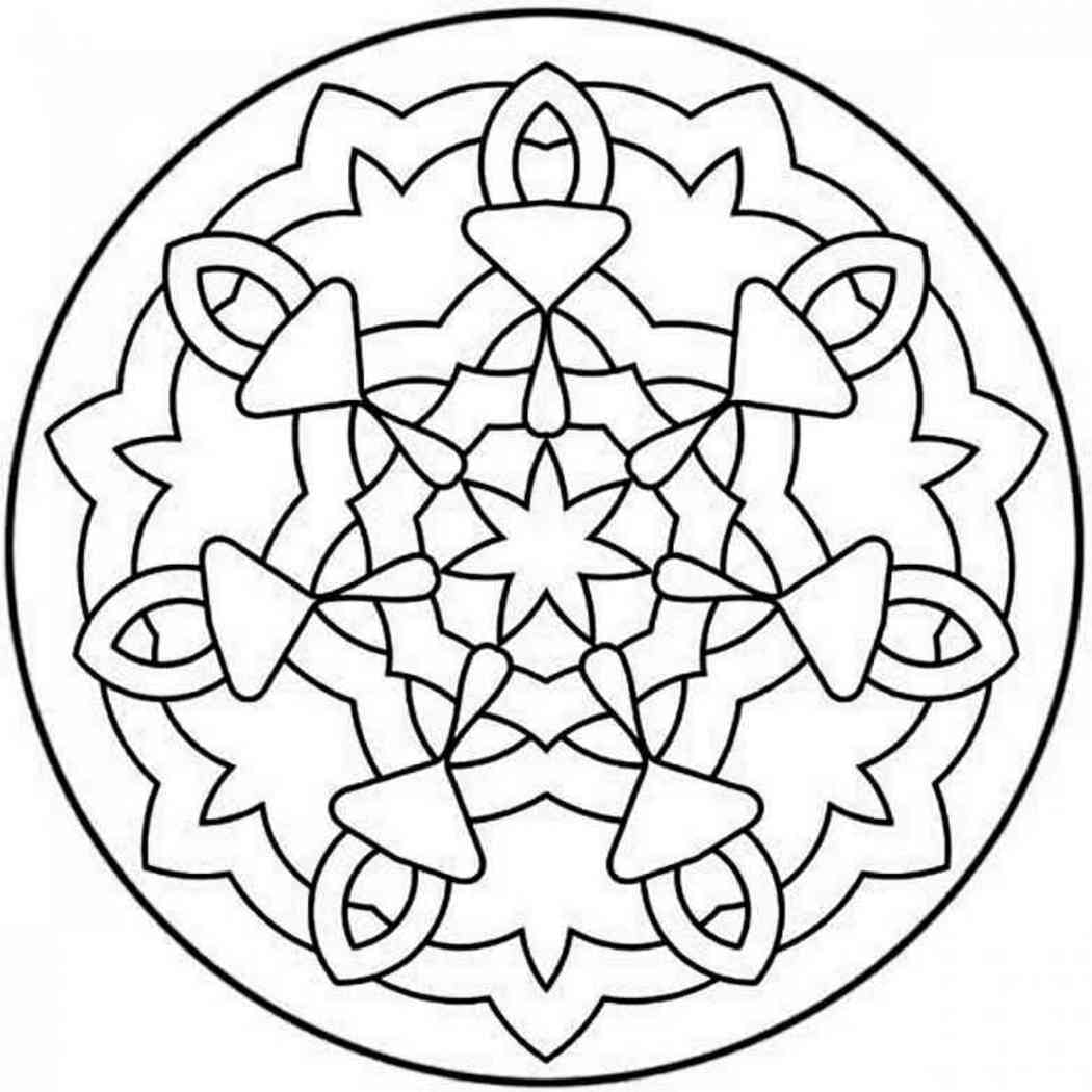 Mandala da colorare gratis 9748