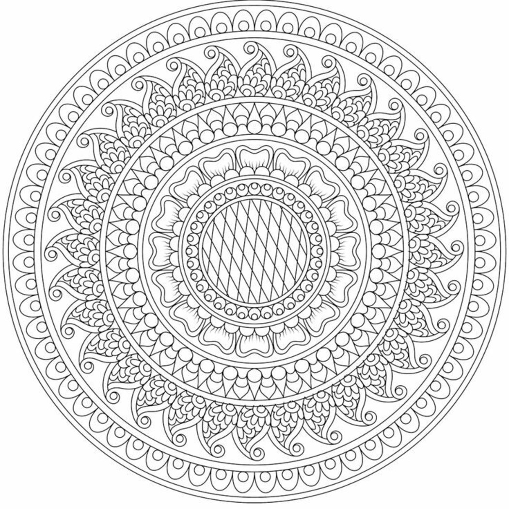 Mandala da stampare 3782