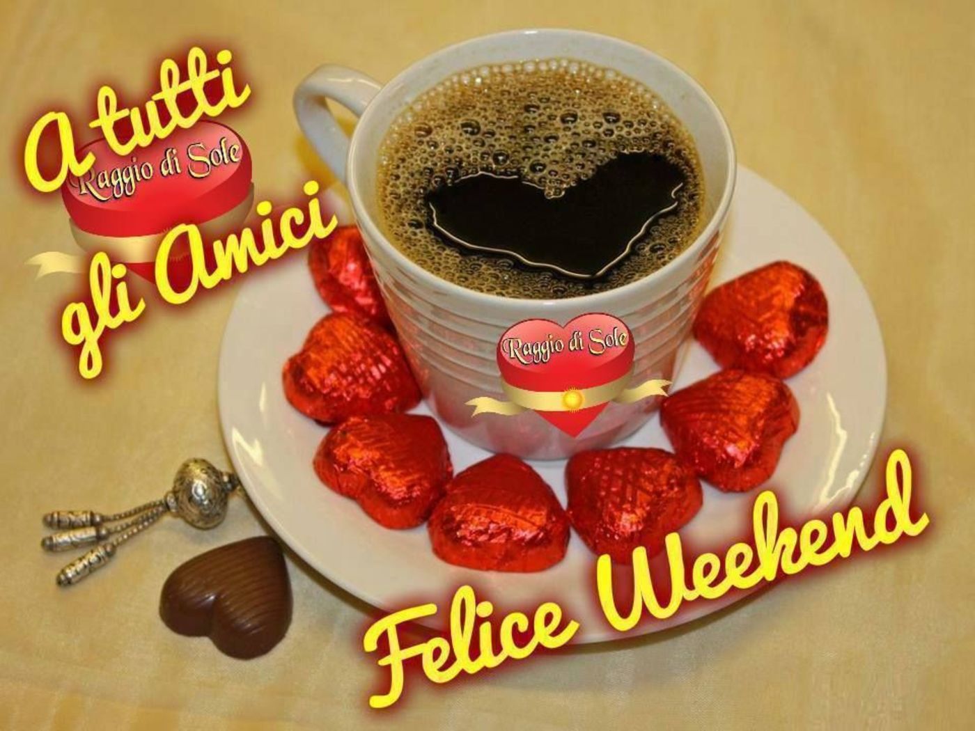 Felice Weekend caffè