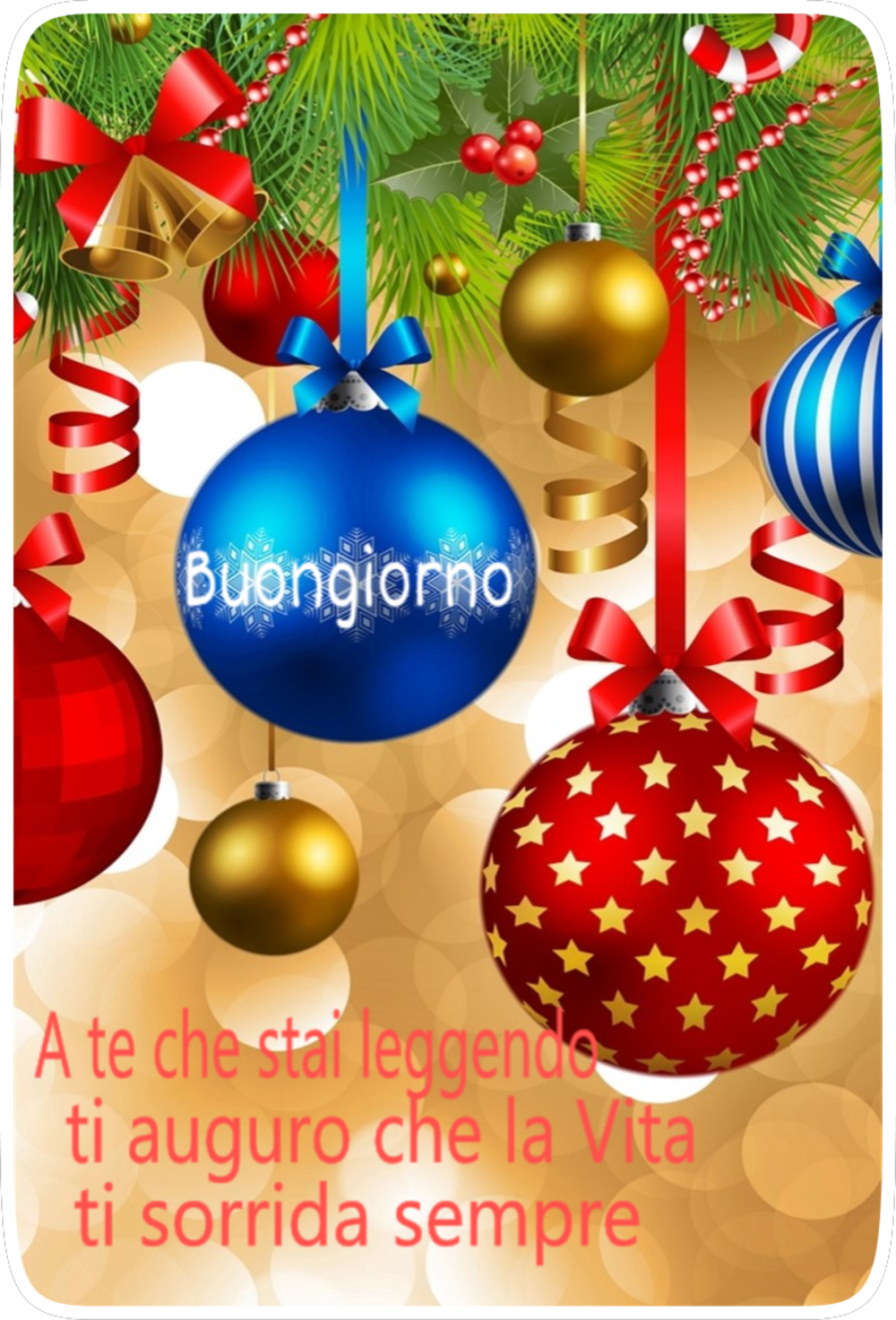 Frasi Del Buongiorno Di Natale.Buongiorno Con Le Palline Di Natale Buongiornissimocaffe It