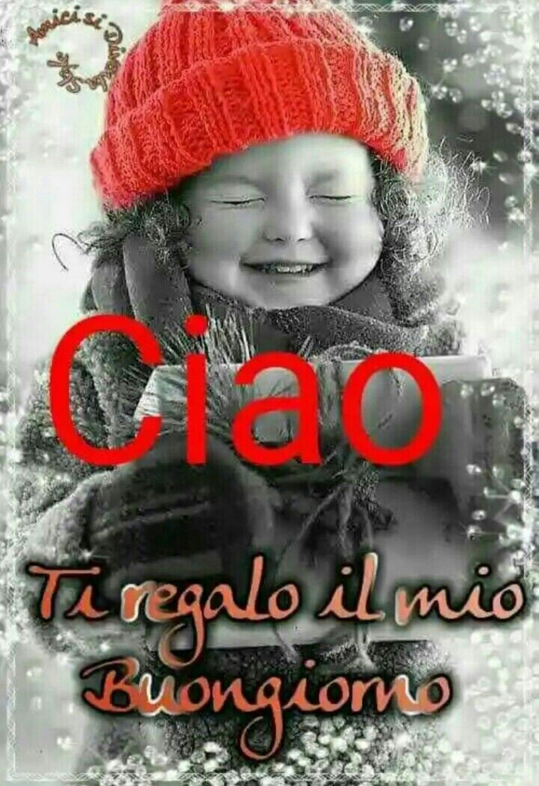 Ciao ti regalo il mio buongiorno