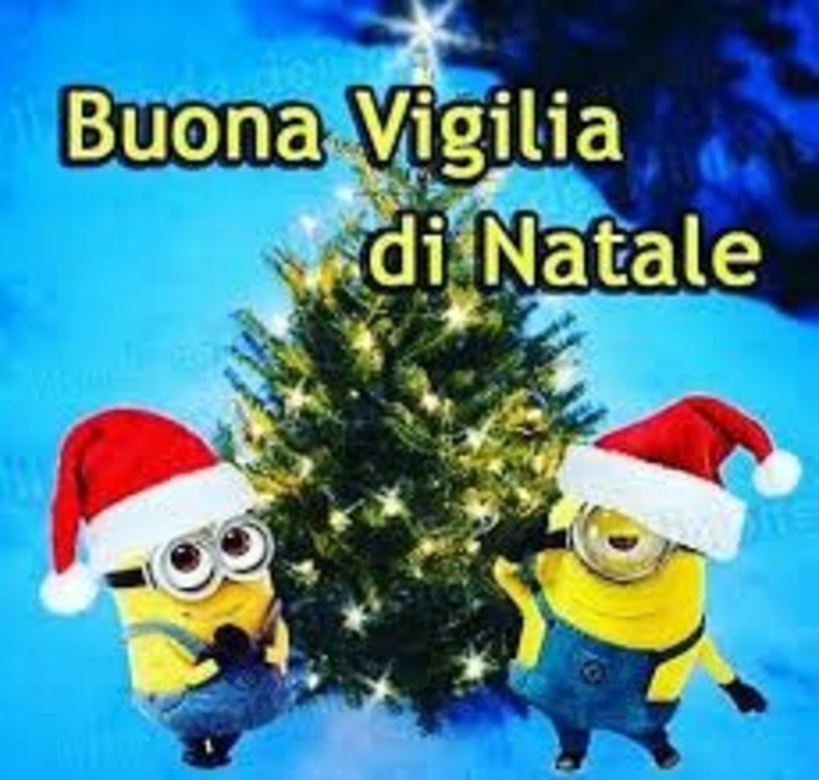 Buona Vigilia di Natale Minions