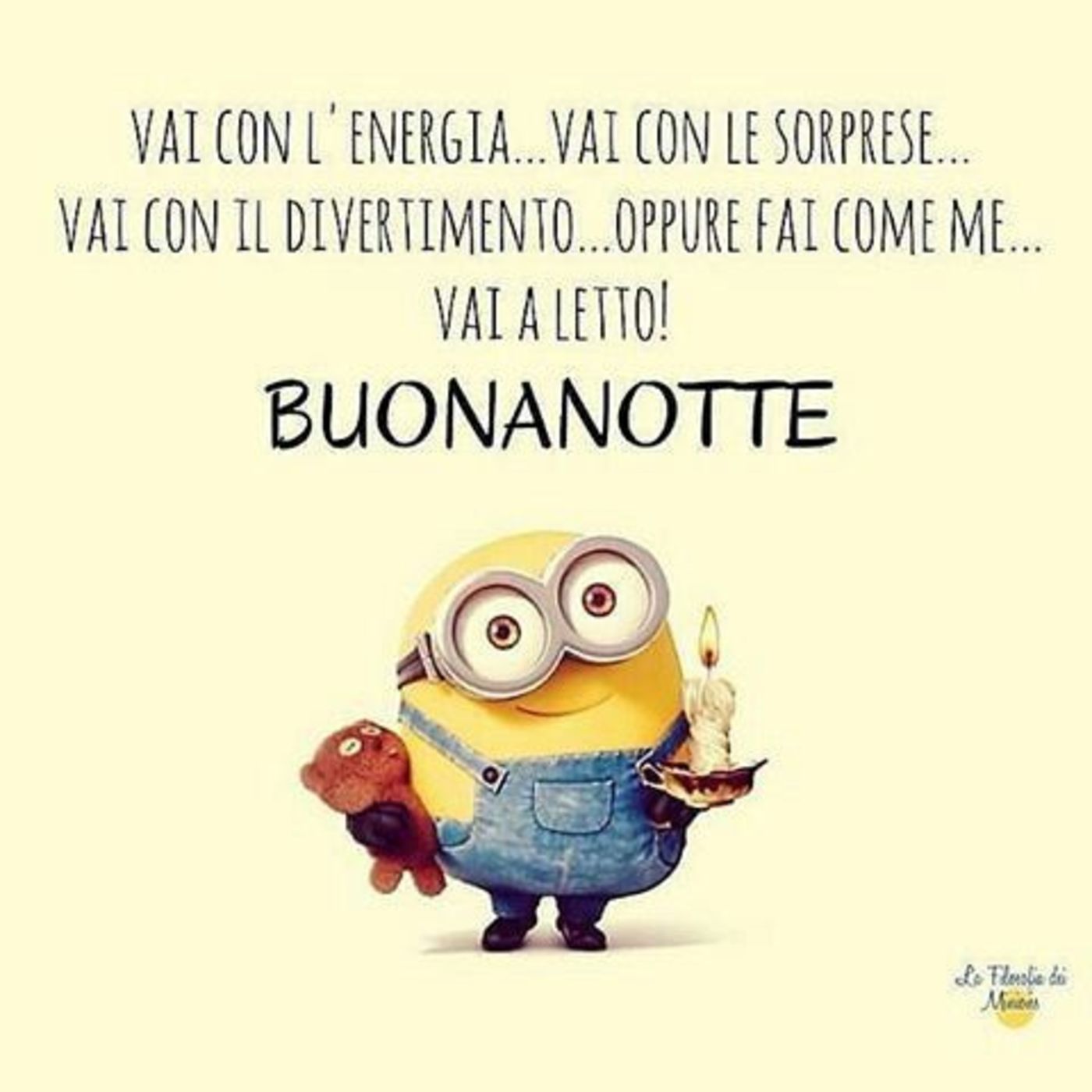 Buonanotte Minions