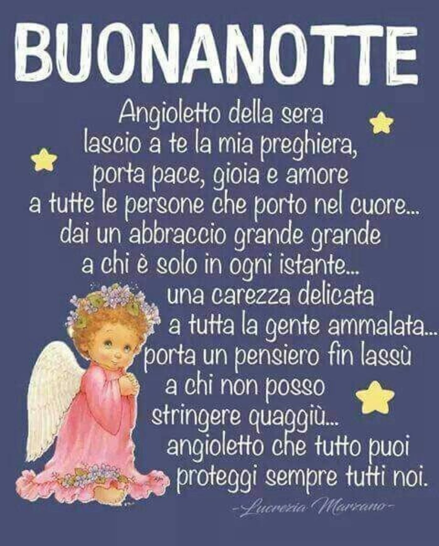 Buonanotte Con Preghiera Buongiornissimocaffe It