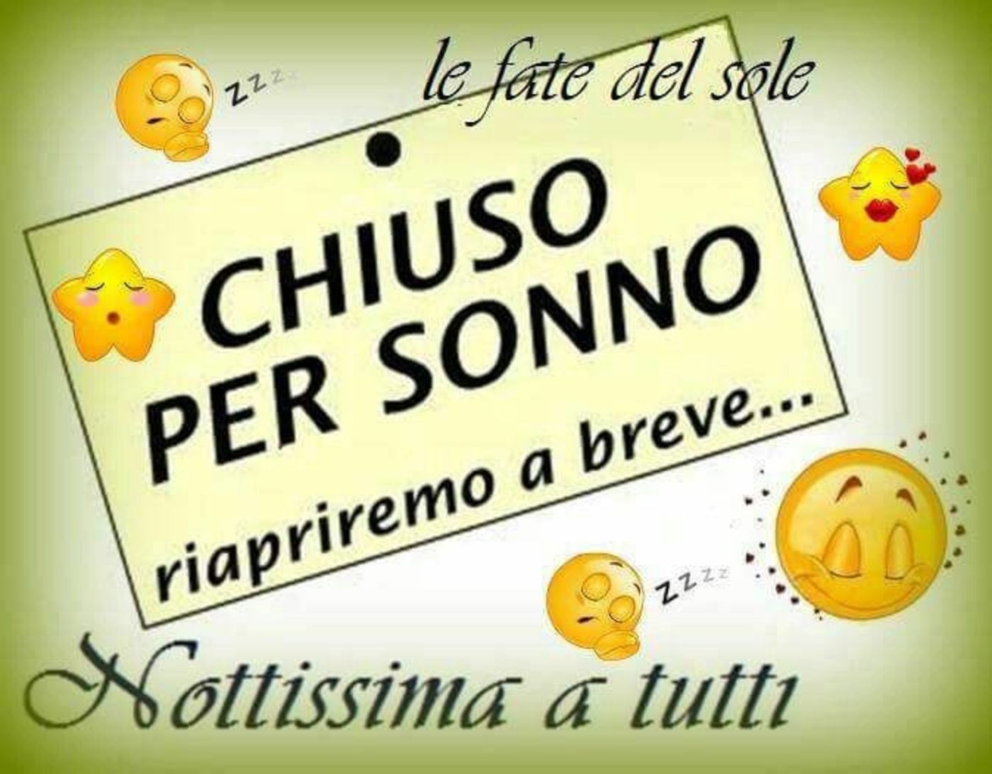 Chiuso per sonno immagini