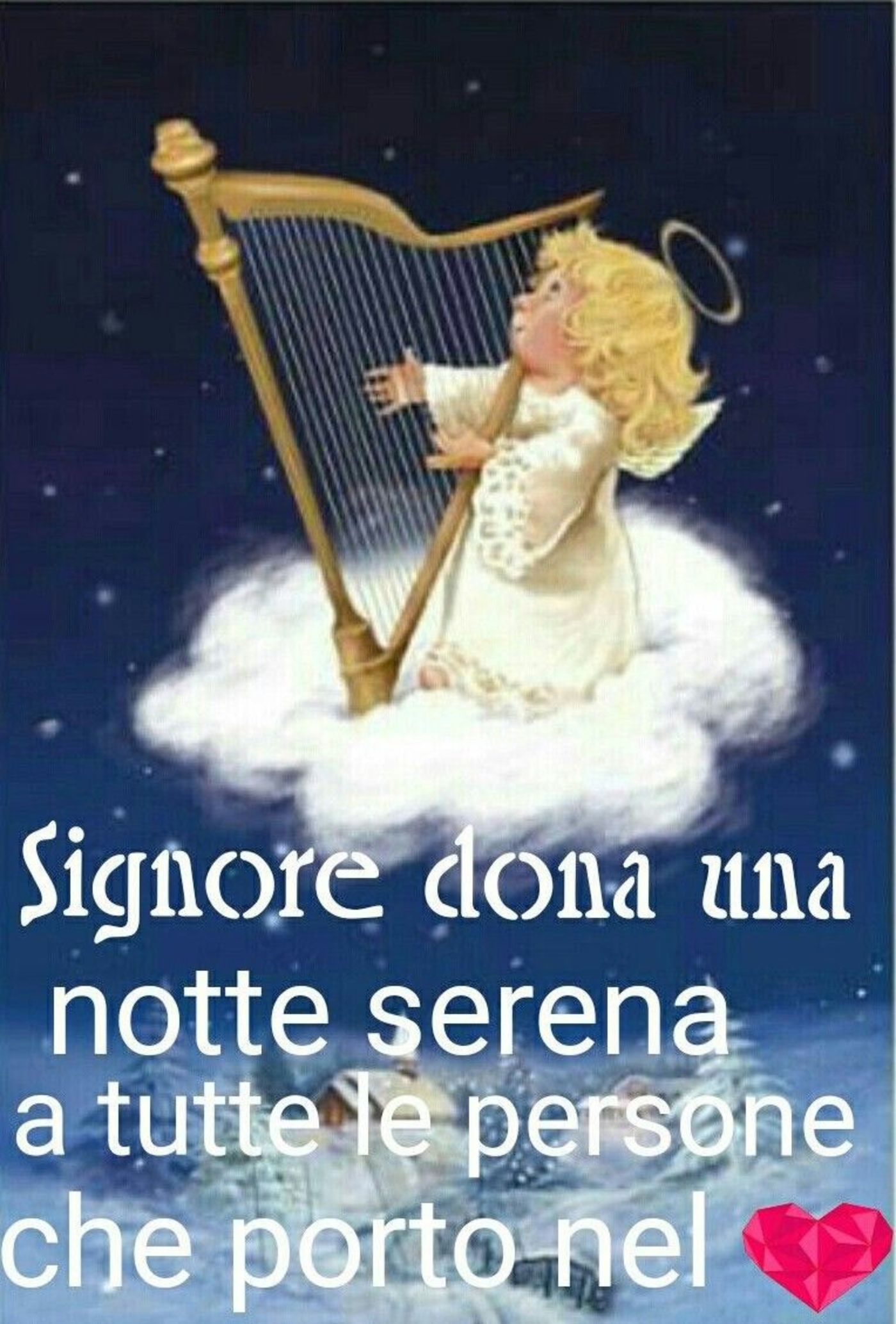 Immagini Buonanotte con gli angeli 6